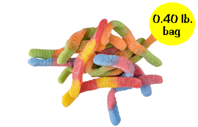 Sour Bright Crawlers - 0.40 lb. bag