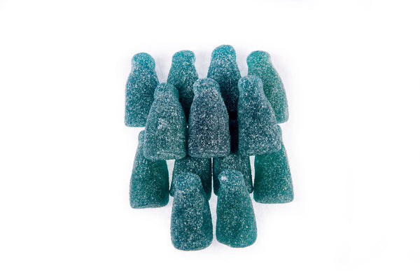 Sour Blue Raspberry Cola Bottles